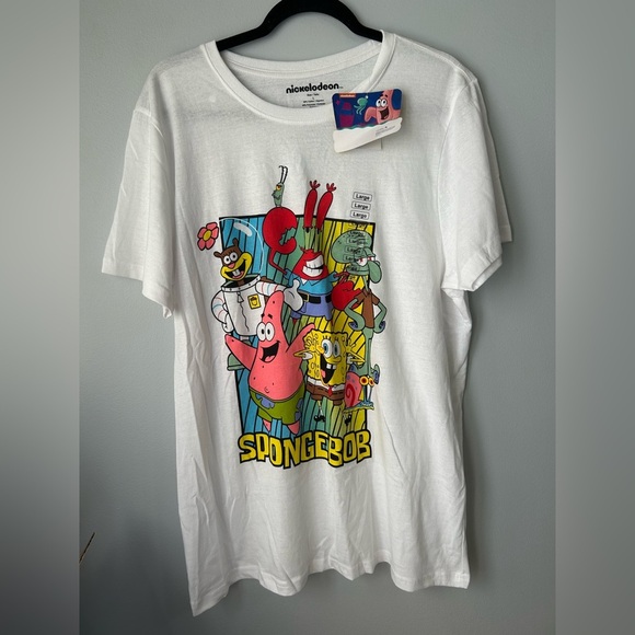 Nickelodeon SpongeBob graphic tshirt size large NWT - Picture 1 of 3